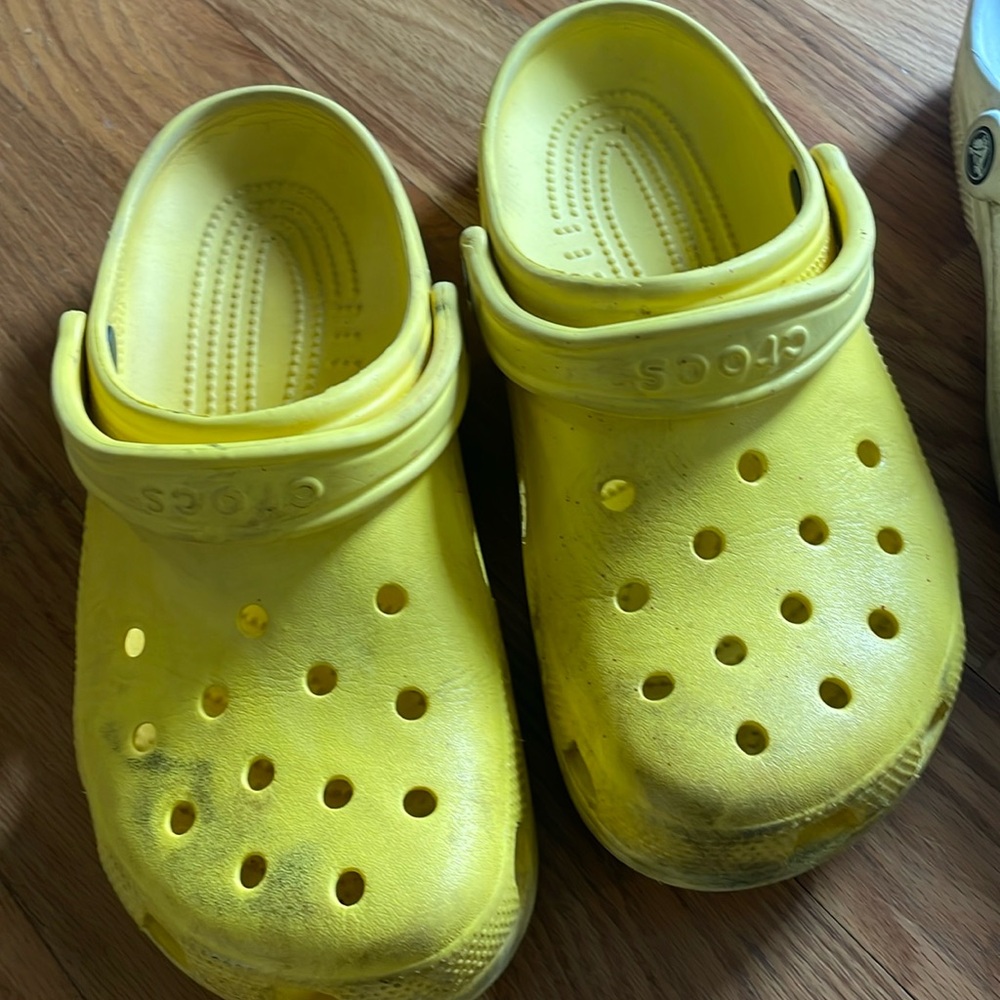 Yellow Crocs